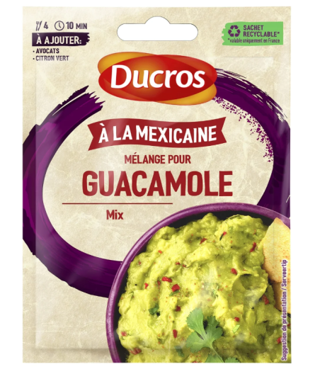 MELANGE DUCROS POUR GUACAMOLE A LA MEXICAINE 20G