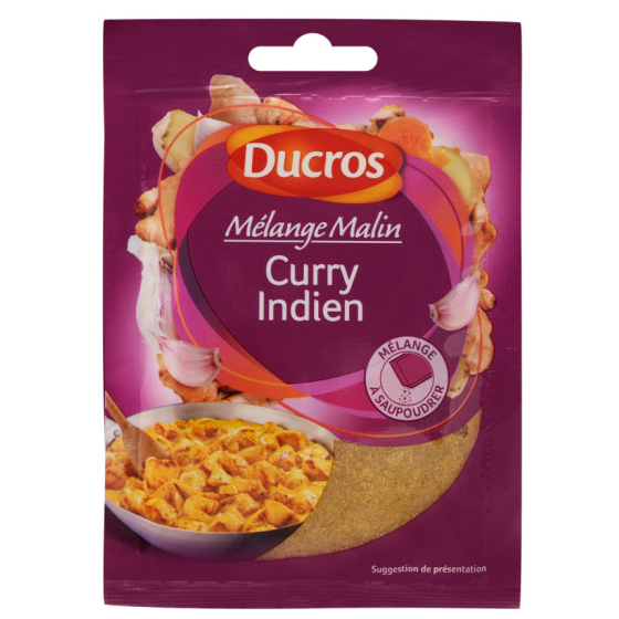FOND DE SAUCE DUCROS MELANGE POUR CURRY INDIEN 20G