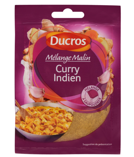 FOND DE SAUCE DUCROS MELANGE POUR CURRY INDIEN 20G