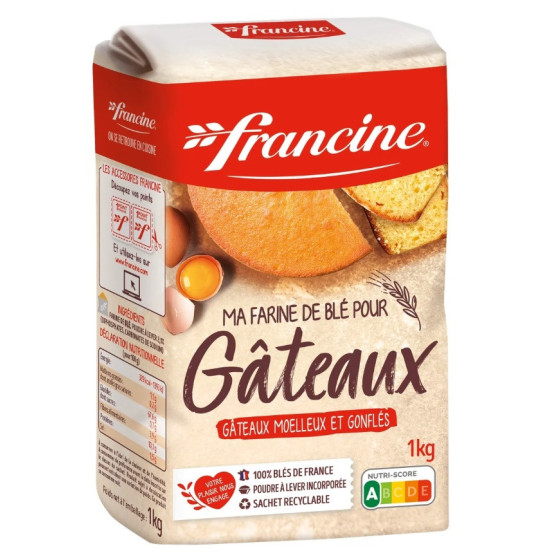 FARINE DE BLE POUR GATEAUX FRANCINE 1KG