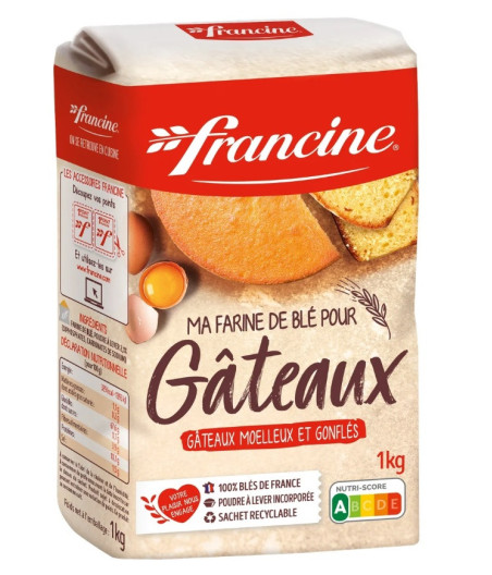 FARINE DE BLE POUR GATEAUX FRANCINE 1KG