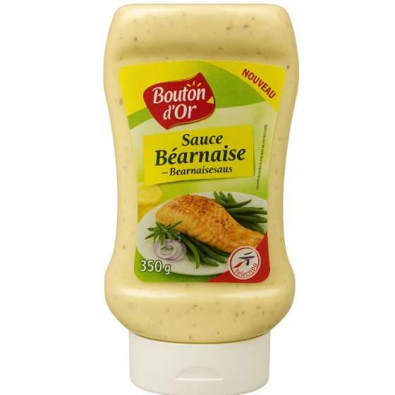 SAUCE BOUTON D'OR BEARNAISE LE FLACON DE 350G