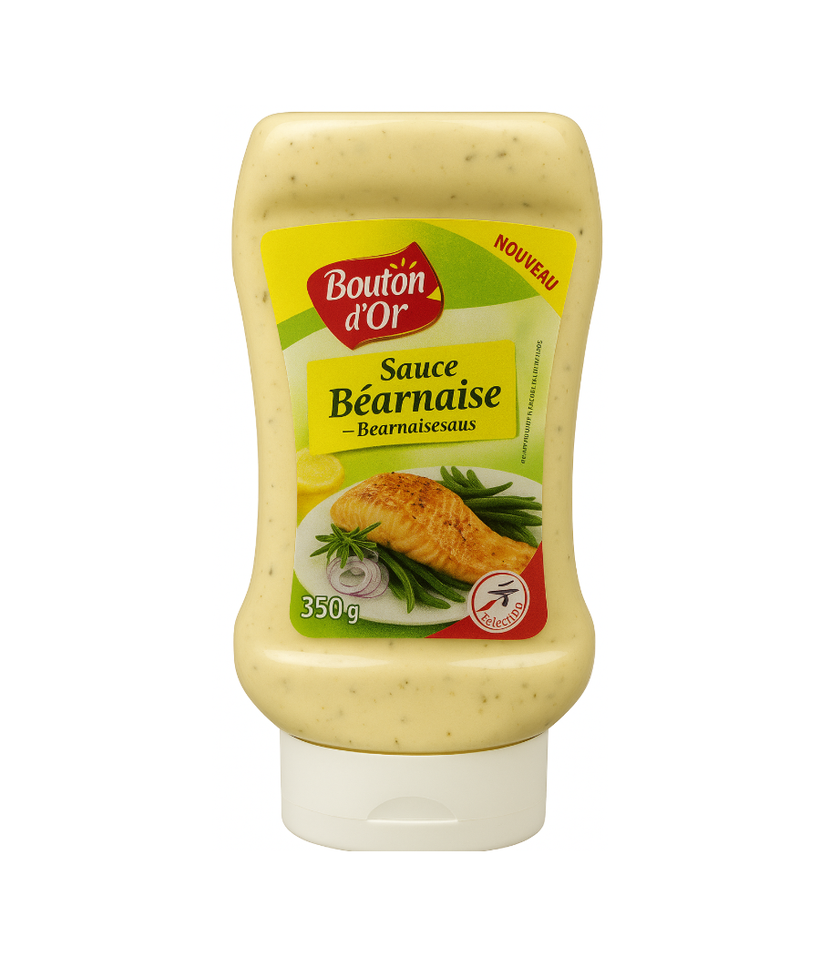 SAUCE BOUTON D'OR BEARNAISE LE FLACON DE 350G
