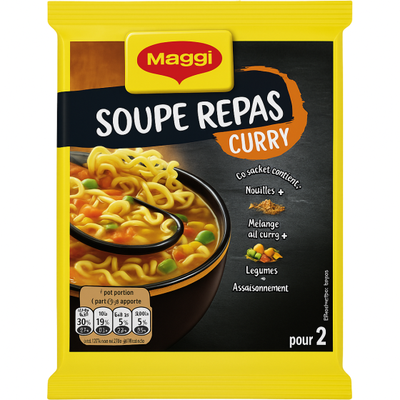 SOUPE REPAS FACON CURRY MAGGI 120G
