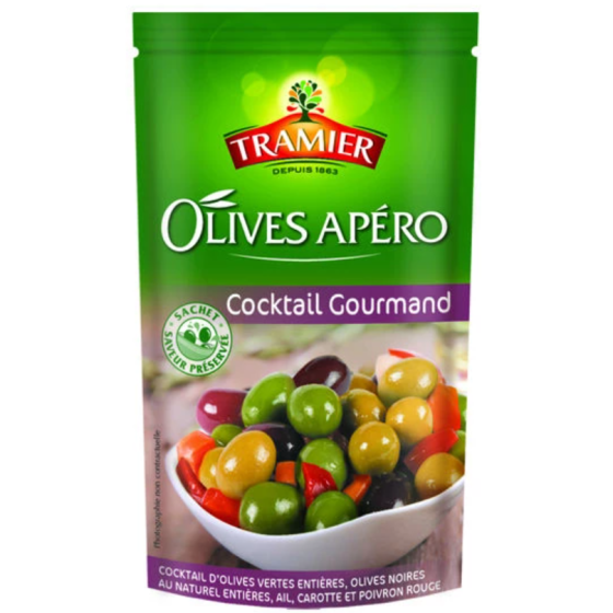 OLIVES APERO COCKTAIL GOURMAND TRAMIER 150G