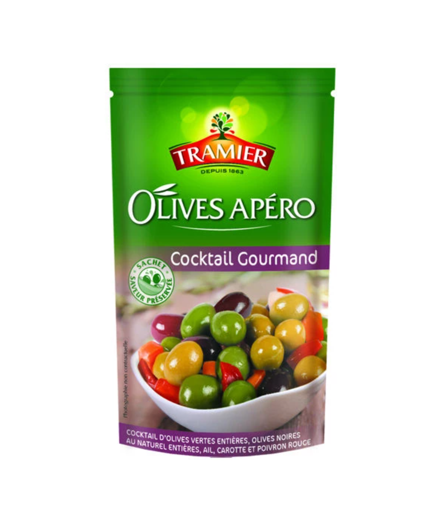 OLIVES APERO COCKTAIL GOURMAND TRAMIER 150G