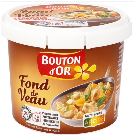 FOND DE VEAU BOUTON D'OR 110G