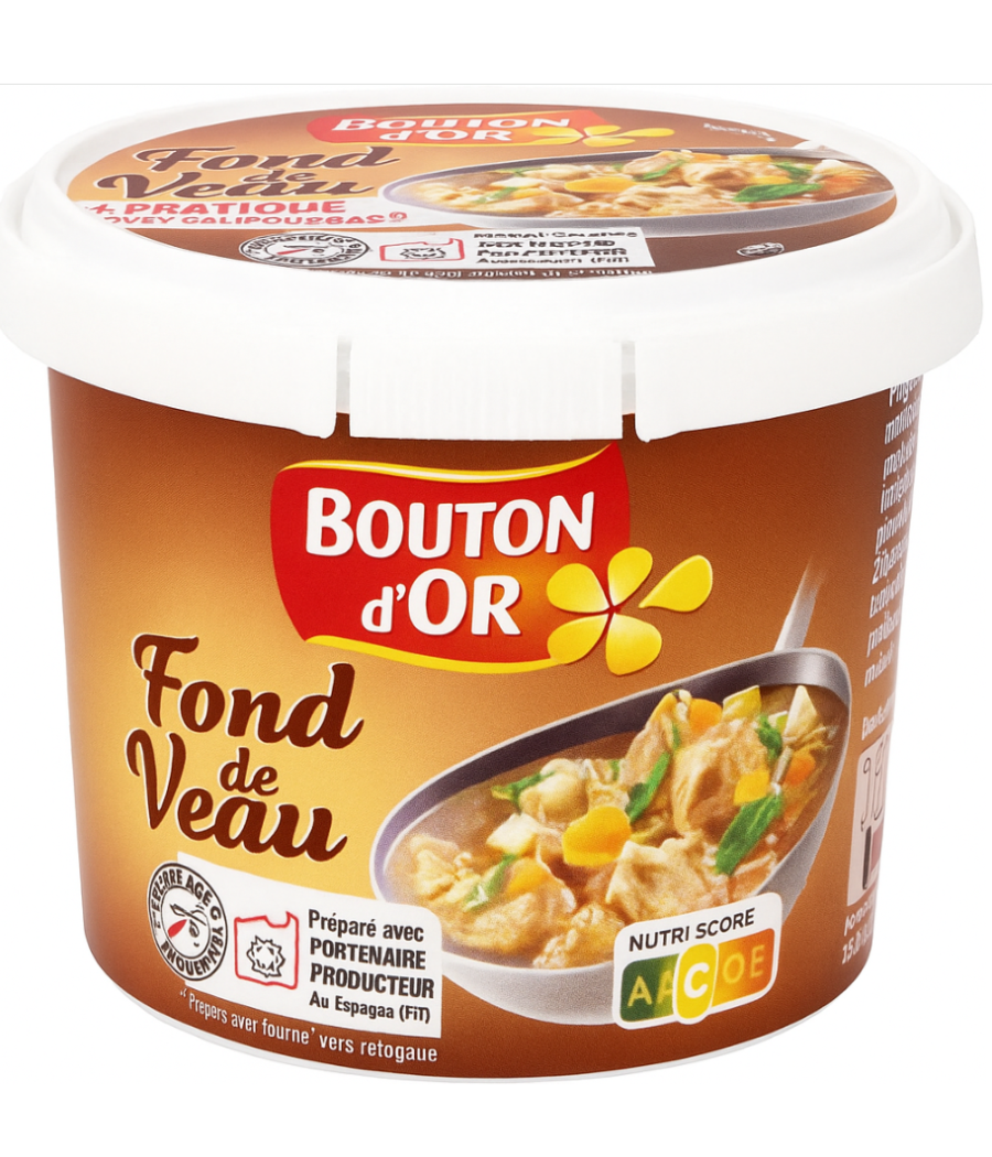 FOND DE VEAU BOUTON D'OR 110G