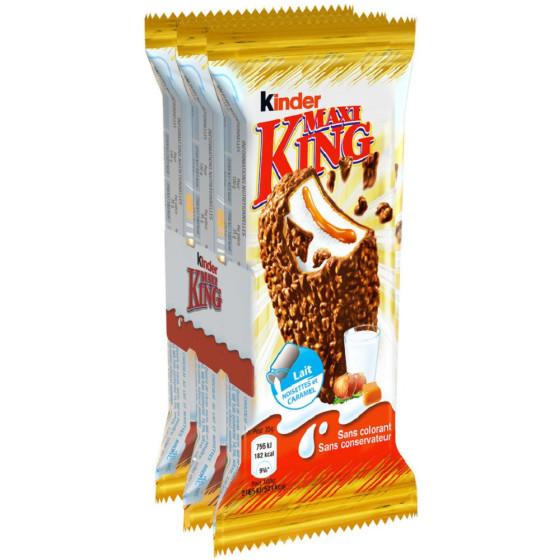 BISCUITS KINDER MAXI KING 3X35G