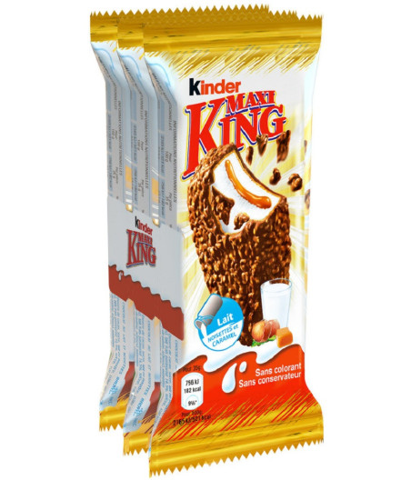 BISCUITS KINDER MAXI KING 3X35G