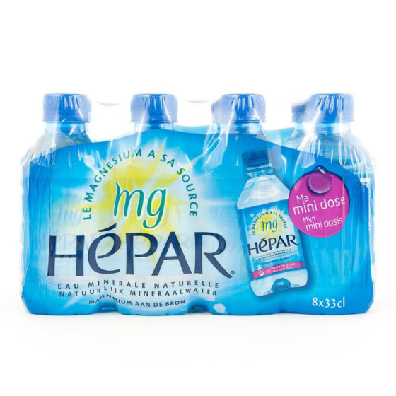 EAU DE SOURCE HEPAR MINI DOSE 8X33CL
