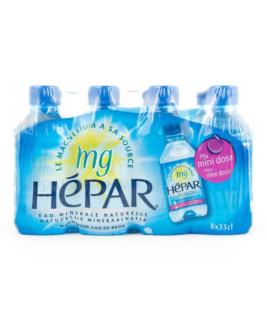 EAU DE SOURCE HEPAR MINI DOSE 8X33CL