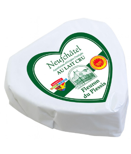 FROMAGE NEUFCHALET FLEURON DU PLESSIS AU LAIT CRU 200G