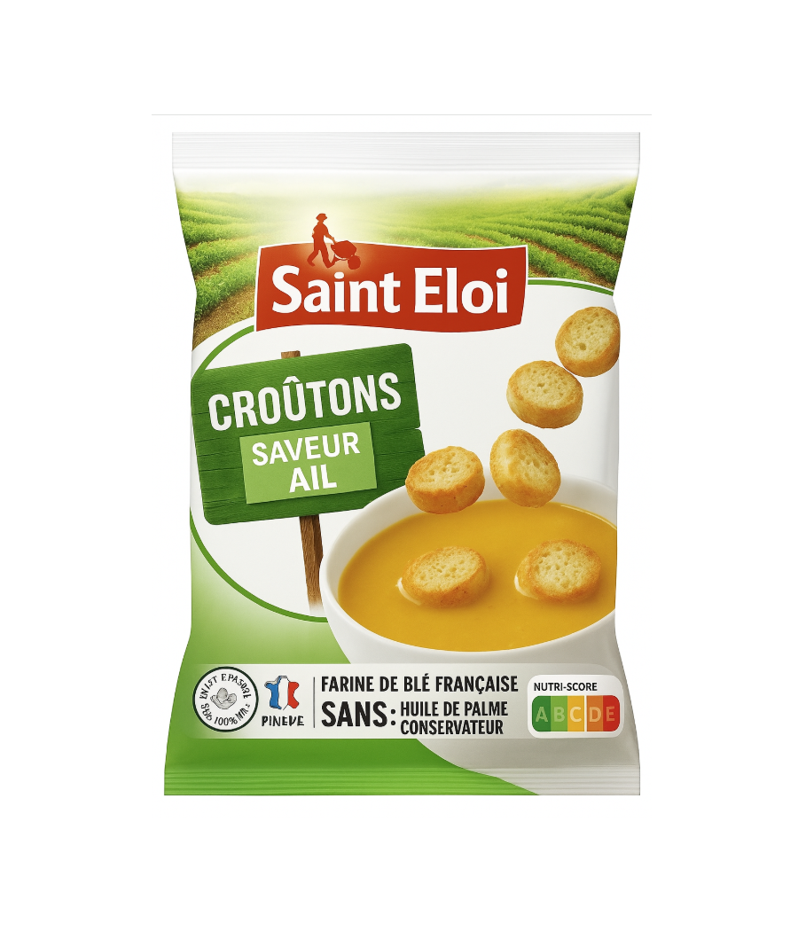 CROUTONS SAINT ELOI SOUPE SAVEUR AIL 180G