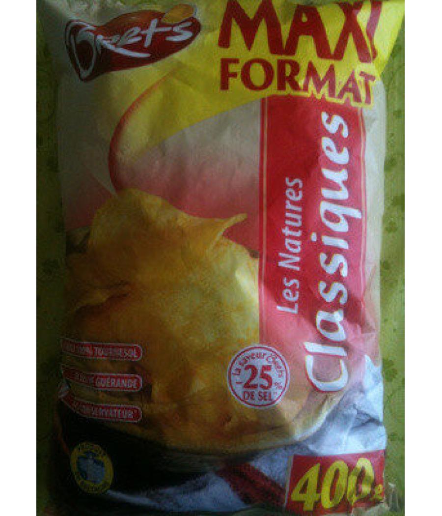 CHIPS NATURES CLASSIQUES BRETS 400G