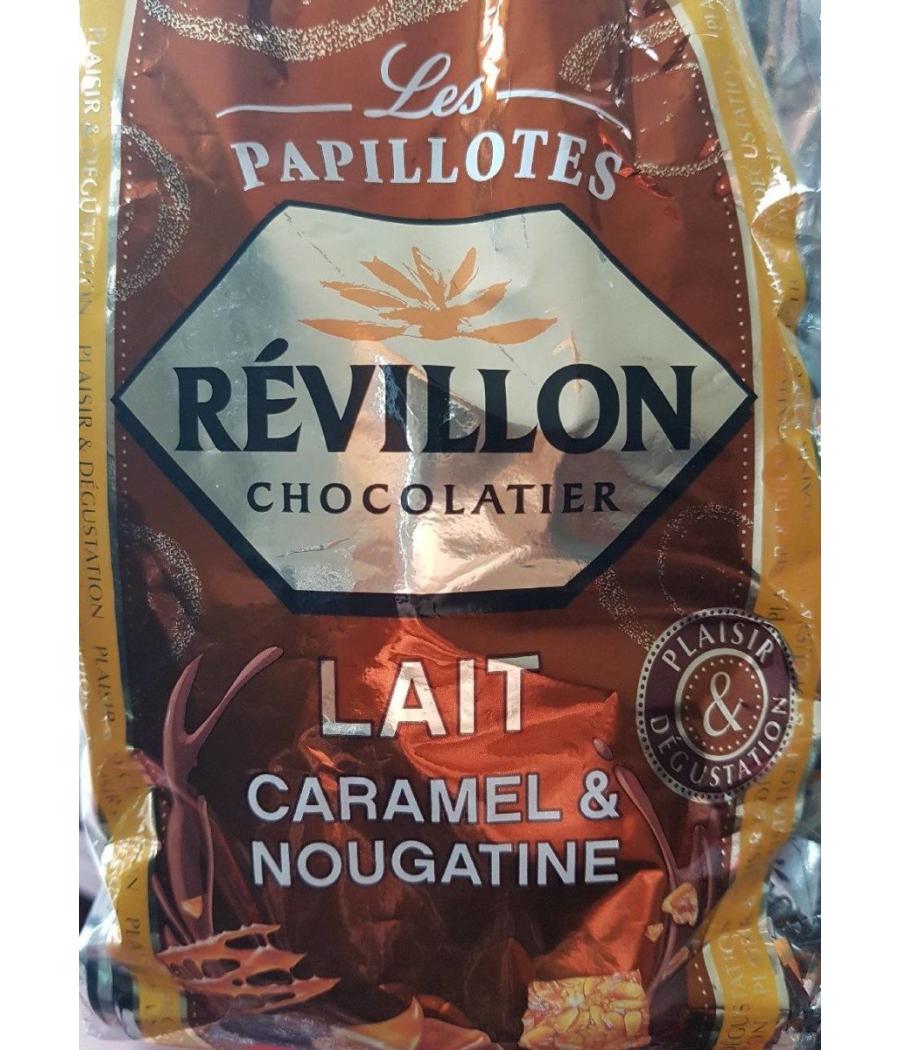 PAPILLOTES DE NOUGAT LAIT CARAMEL REVILLON CHOCOLATIER  405G