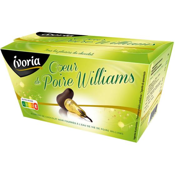 CHOCOLAT COEUR DE POIRE WILLIAMS IVORIA 200G