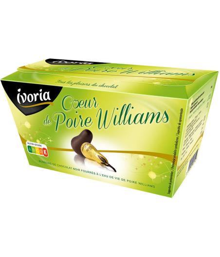 CHOCOLAT COEUR DE POIRE WILLIAMS IVORIA 200G
