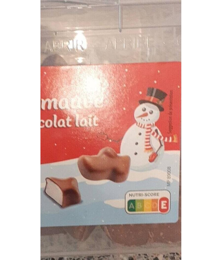 GUIMAUVES CHOCOLAT AU LAIT NOEL IVORIA 1KG