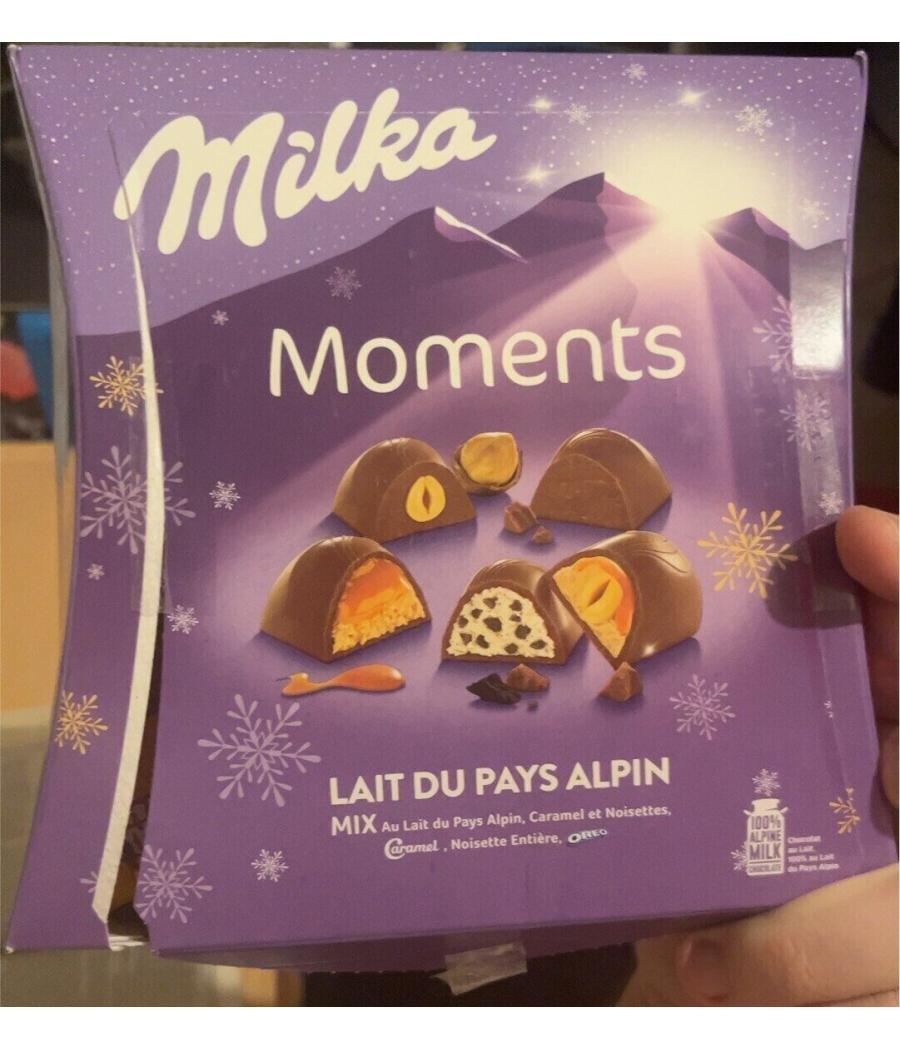BOUCHES DE CHOCOLAT AU LAIT MILKA  30 PRALINES 268G
