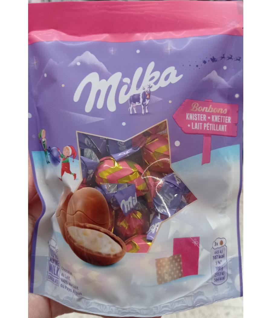 BONBONS CHOCOLAT AU LAIT PETILLANT 86G