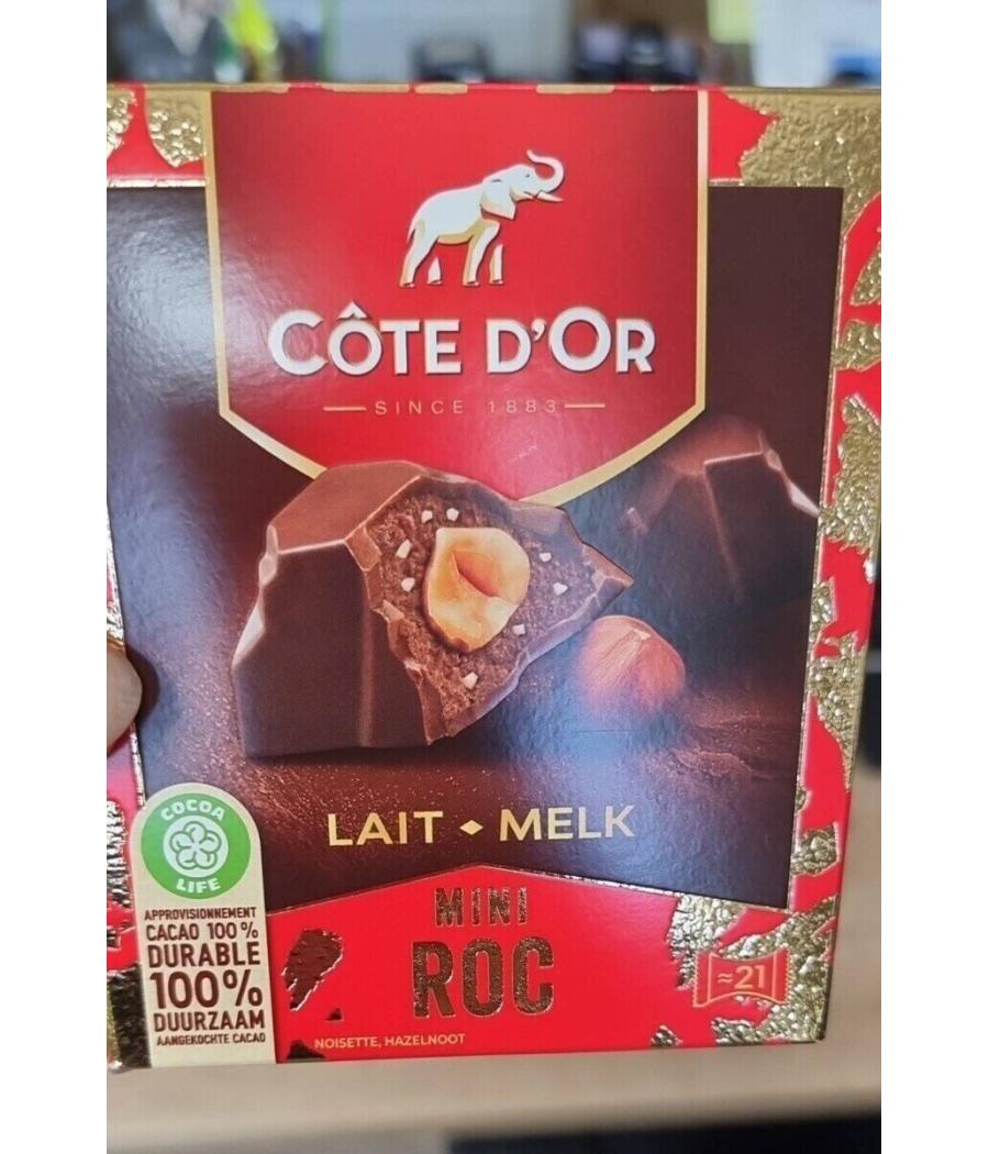 MINI ROC AU CHOCOLAT AU LAIT COTE D'OR 195G