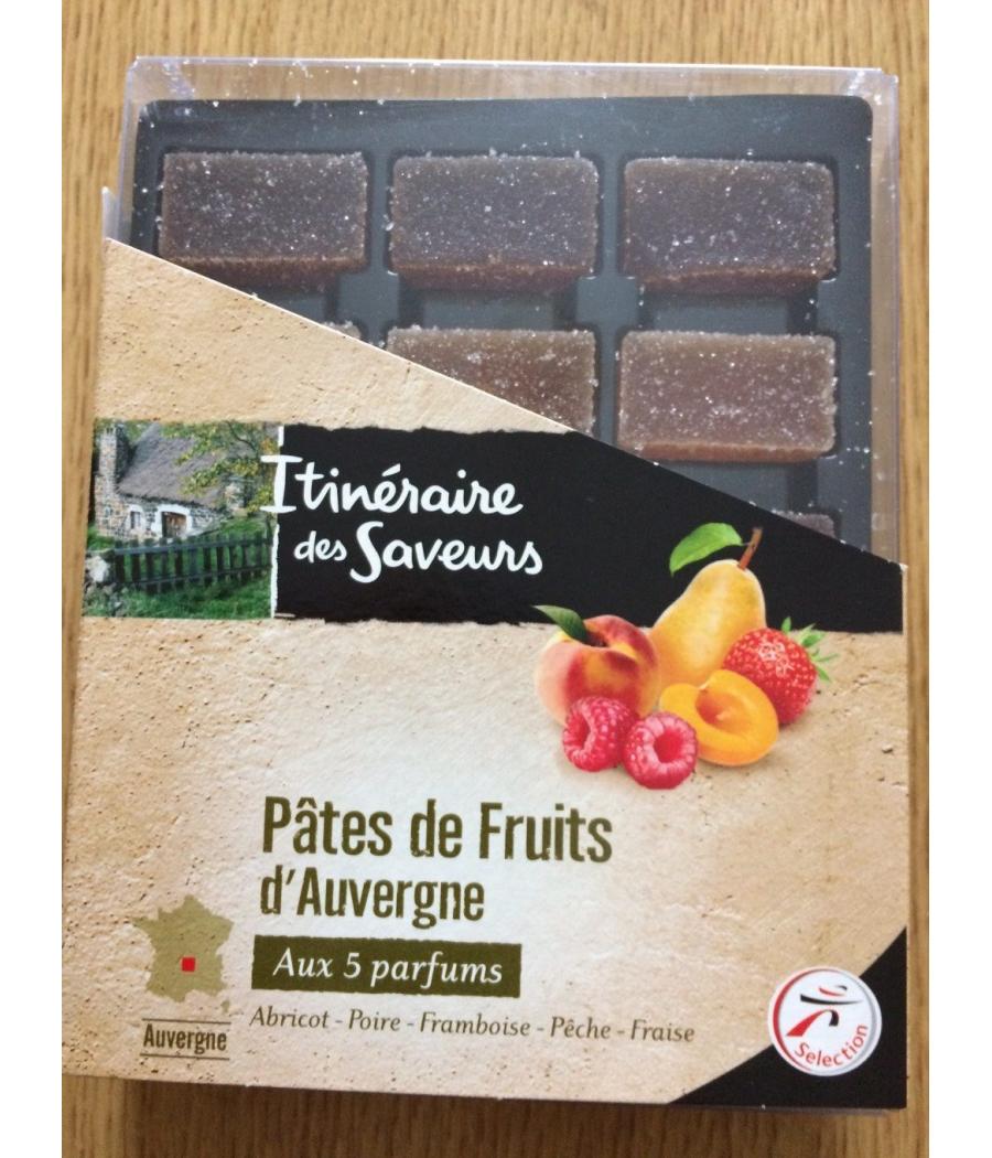 PATES DE FRUITS D\'AUVERGNE AUX 5 PARFUMS - 300G 300 G