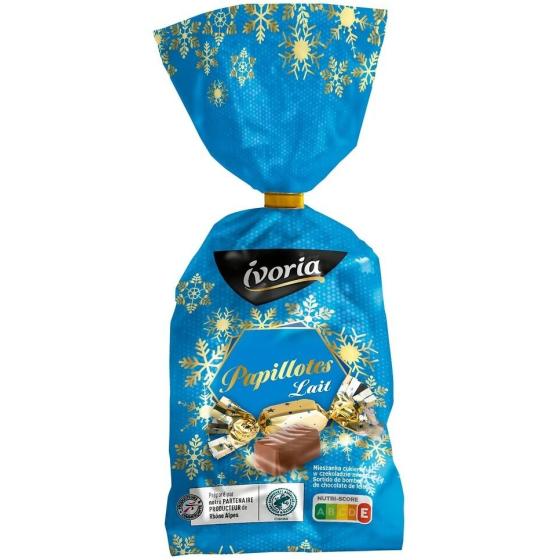 CHOCOLAT AU LAIT PAPILLOTES IVORIA 350G