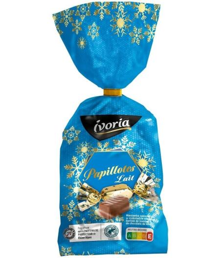 CHOCOLAT AU LAIT PAPILLOTES IVORIA 350G