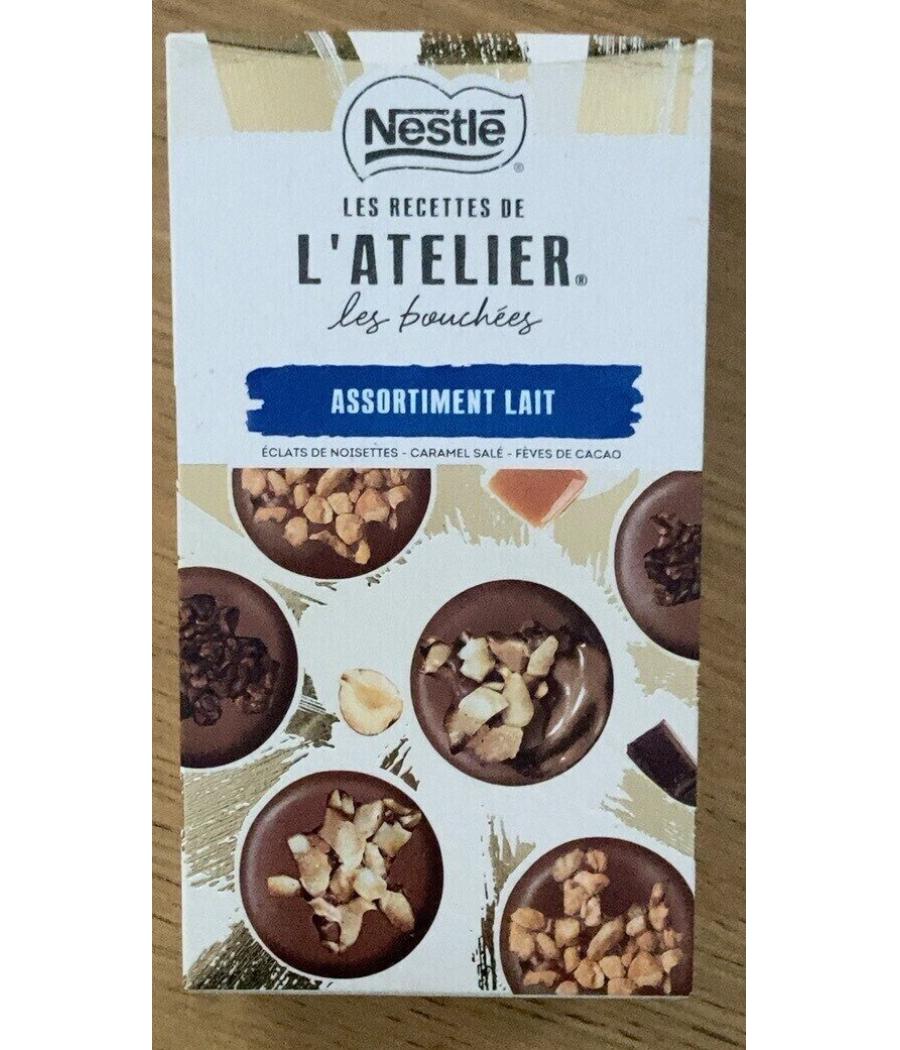 L'ATELIER LES BOUCHEES MIX AU LAIT NESTLE 266G