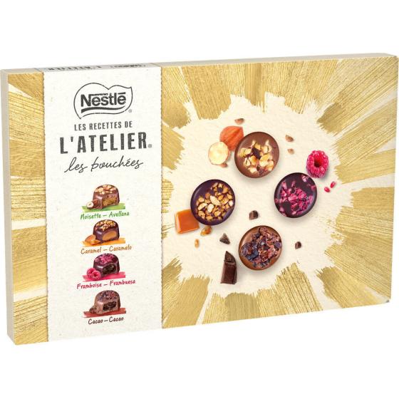 L'ATELIER LES BOUCHEES CHOCOLAT X 32 NESTLE 398G
