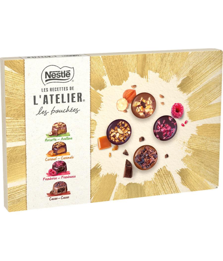 L'ATELIER LES BOUCHEES CHOCOLAT X 32 NESTLE 398G