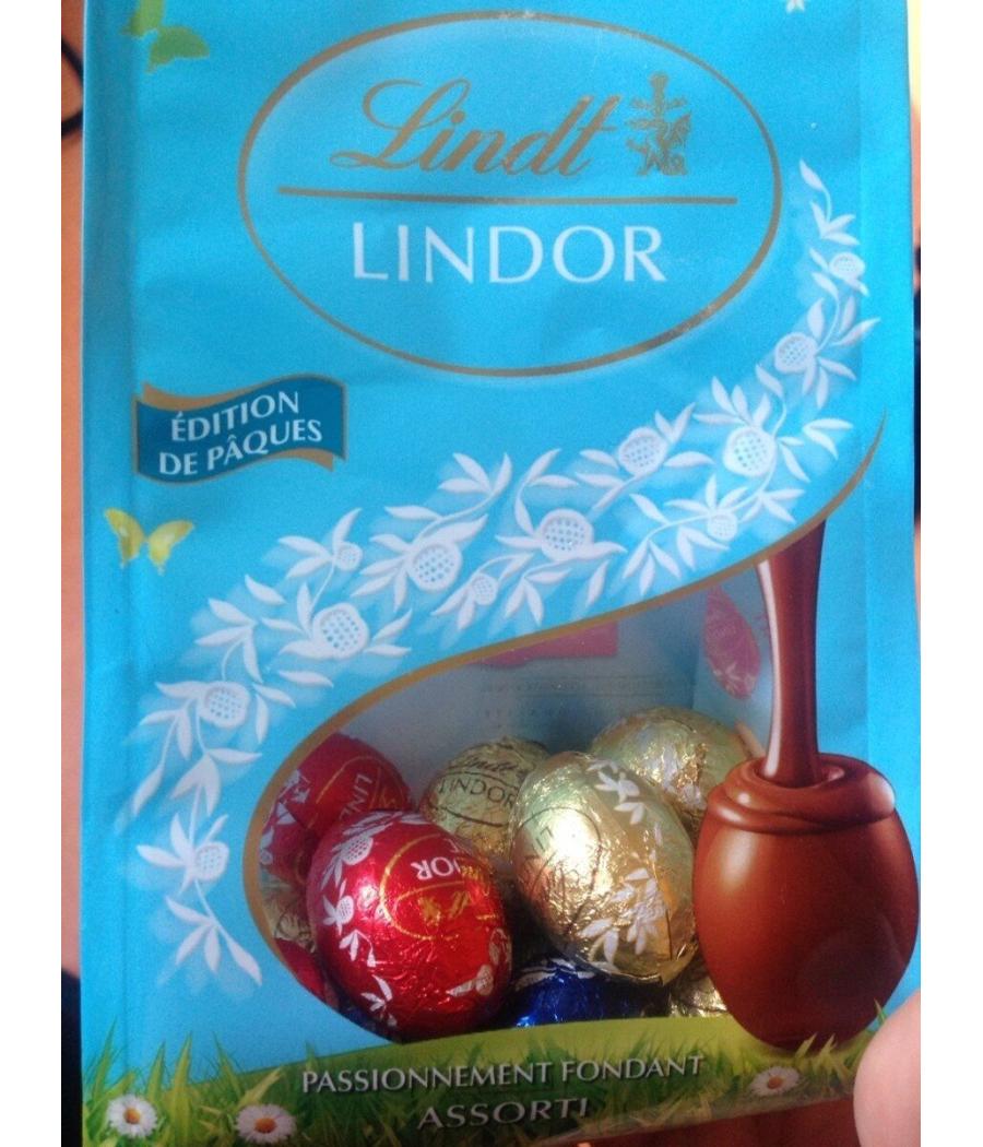 ŒUFS MOYENS LINDOR EDITION DE PAQUES LINDT 180G