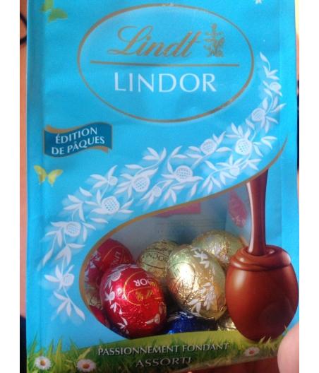 ŒUFS MOYENS LINDOR EDITION DE PAQUES LINDT 180G