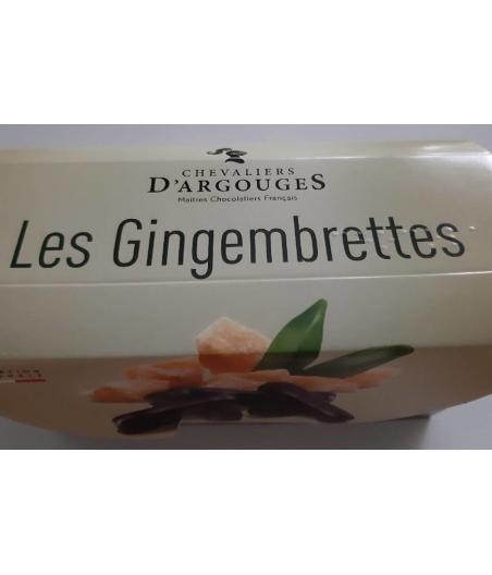 LES GINGEMBRETTES, CHOCOLAT NOIR 70% DE CACAO 160 G