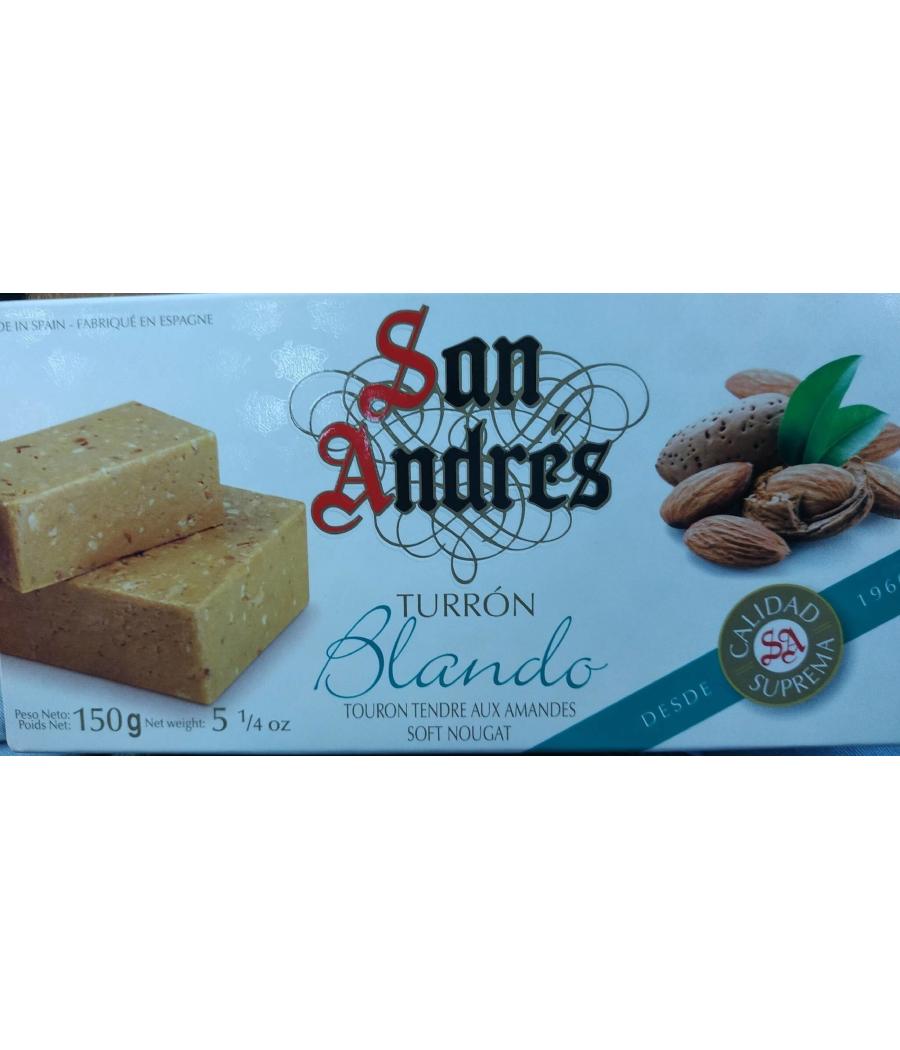 CONFISERIE SAN ANDRES TURRON TENDRE AUX AMANDES 150G