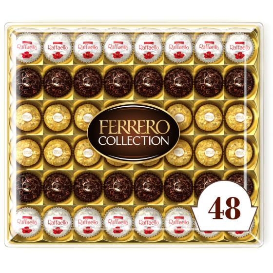 CONFISERIE FERREO COLLECTIONS BOITE ASSORTIMENT VARIETES DE CHOCOLAT 518G