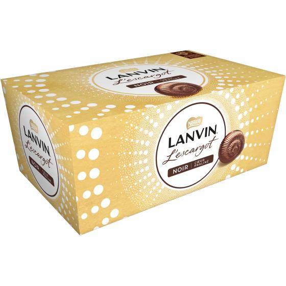 CHOCOLATS NOIR PRALINE L'ESCARGOT NESTLE LANVIN 164G