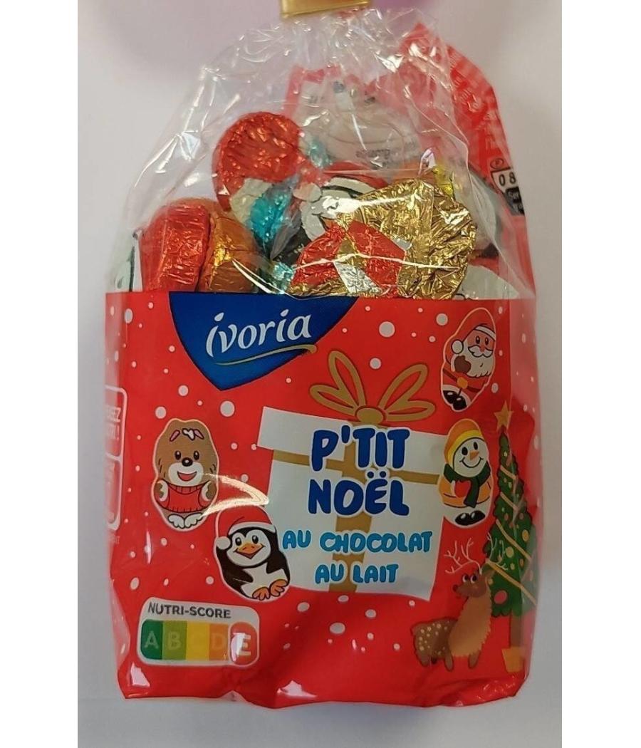 CONFISERIE IVORIA SACHETS MIX FIGURINES CHOCOLAT AU LAIT NOEL 160G