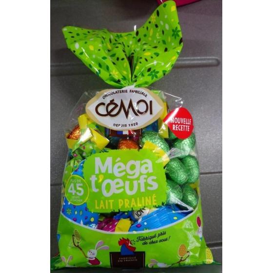 MEGA T\'OEUFS LAIT PRALINE 450G
