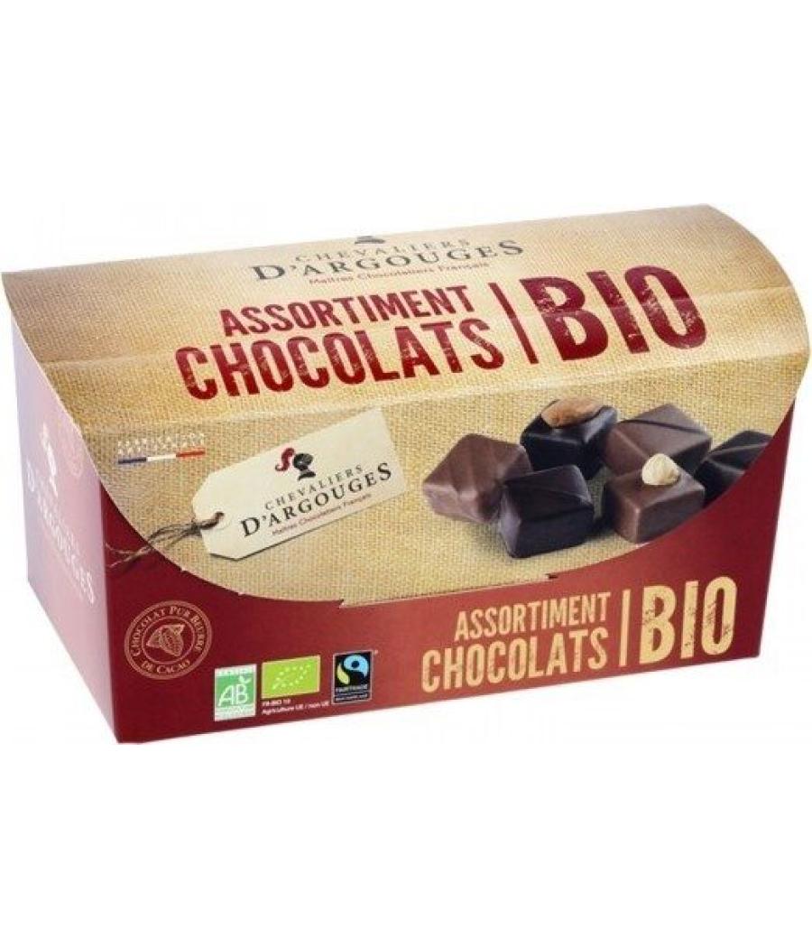 ASSORTIMENT DE CHOCOLATS BIO CHEVALIERS D'ARGOUGES  184G