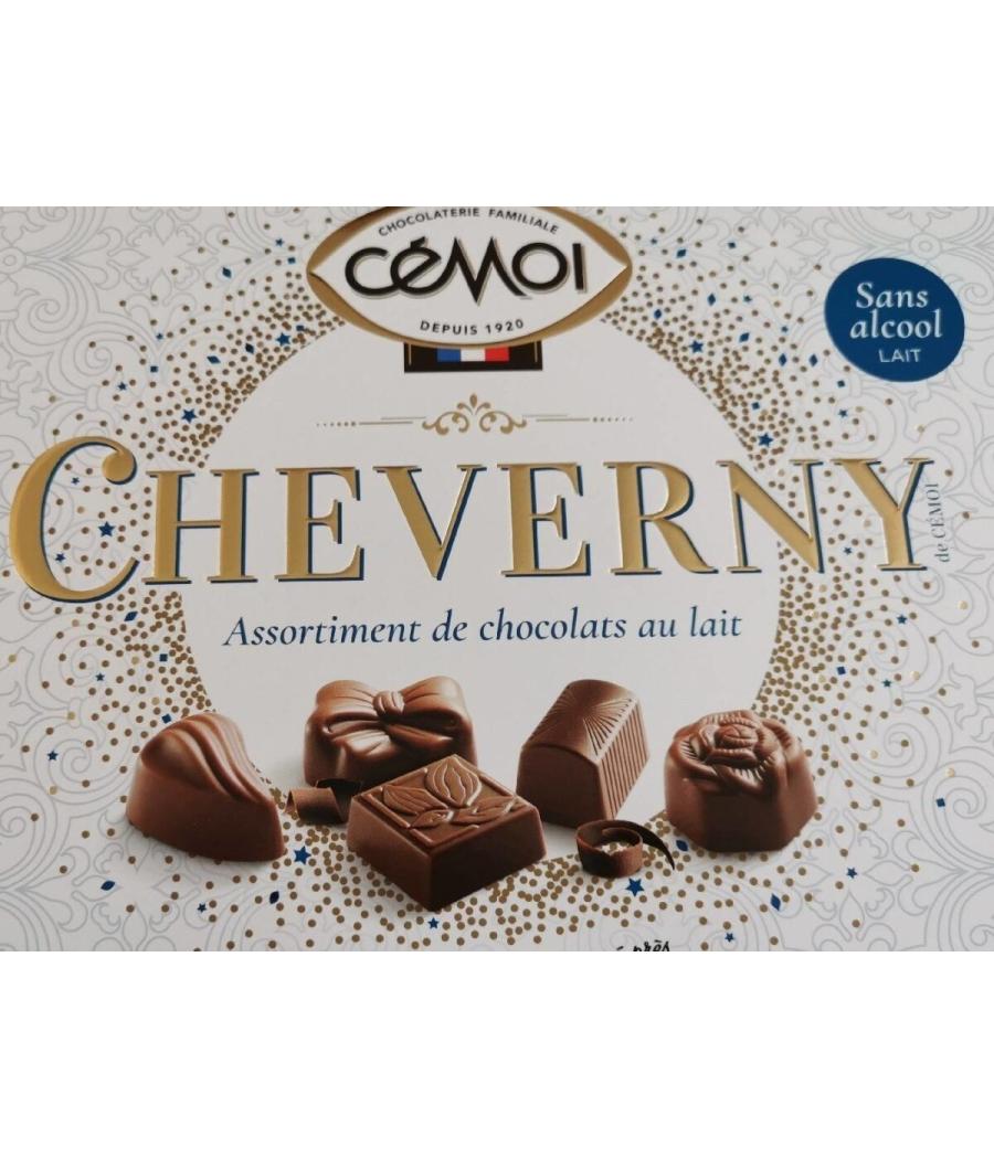ASSORTIMENT DE CHOCOLATS AU LAIT SANS ALCOOL CEMOI  451G