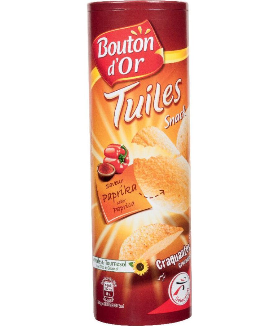 CHIPS TUILES SAVEUR PAPRIKA BOUTON D'OR 170G