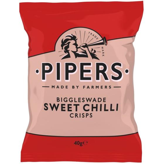 CHIPS SWEET CHILLI PIPERS BIGGLESWADE  40 G