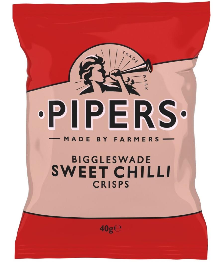 CHIPS SWEET CHILLI PIPERS BIGGLESWADE  40 G