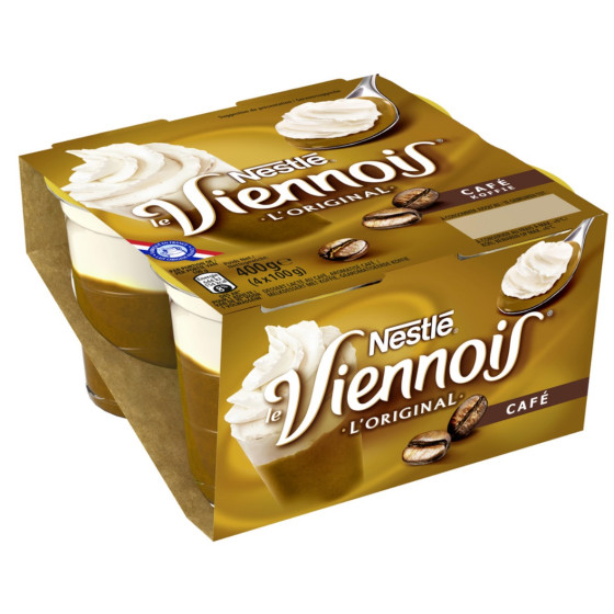 LIEGEOIS LE VIENNOIS CAFE NESTLE 4X100G