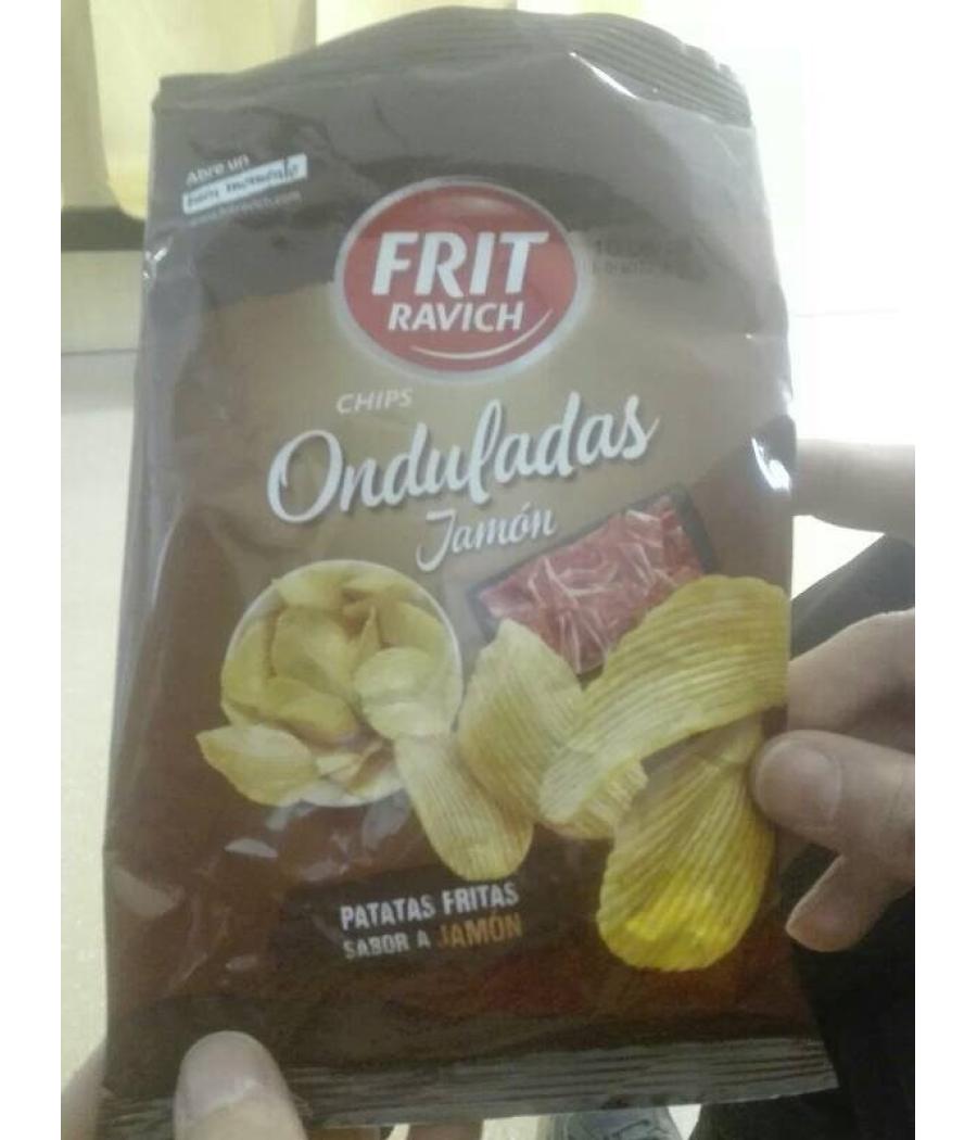 CHIPS ONDULES JAMBON FRIT RAVICH 40G