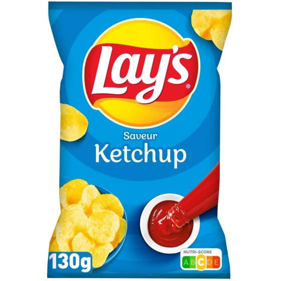 CHIPS SAVEUR KETCHUP LAYS 130G