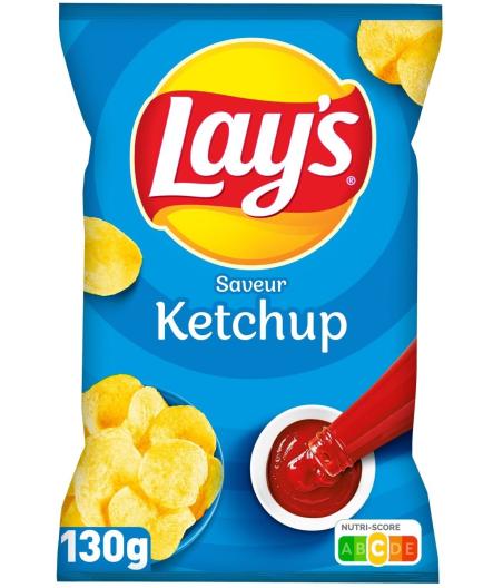 CHIPS SAVEUR KETCHUP LAYS 130G