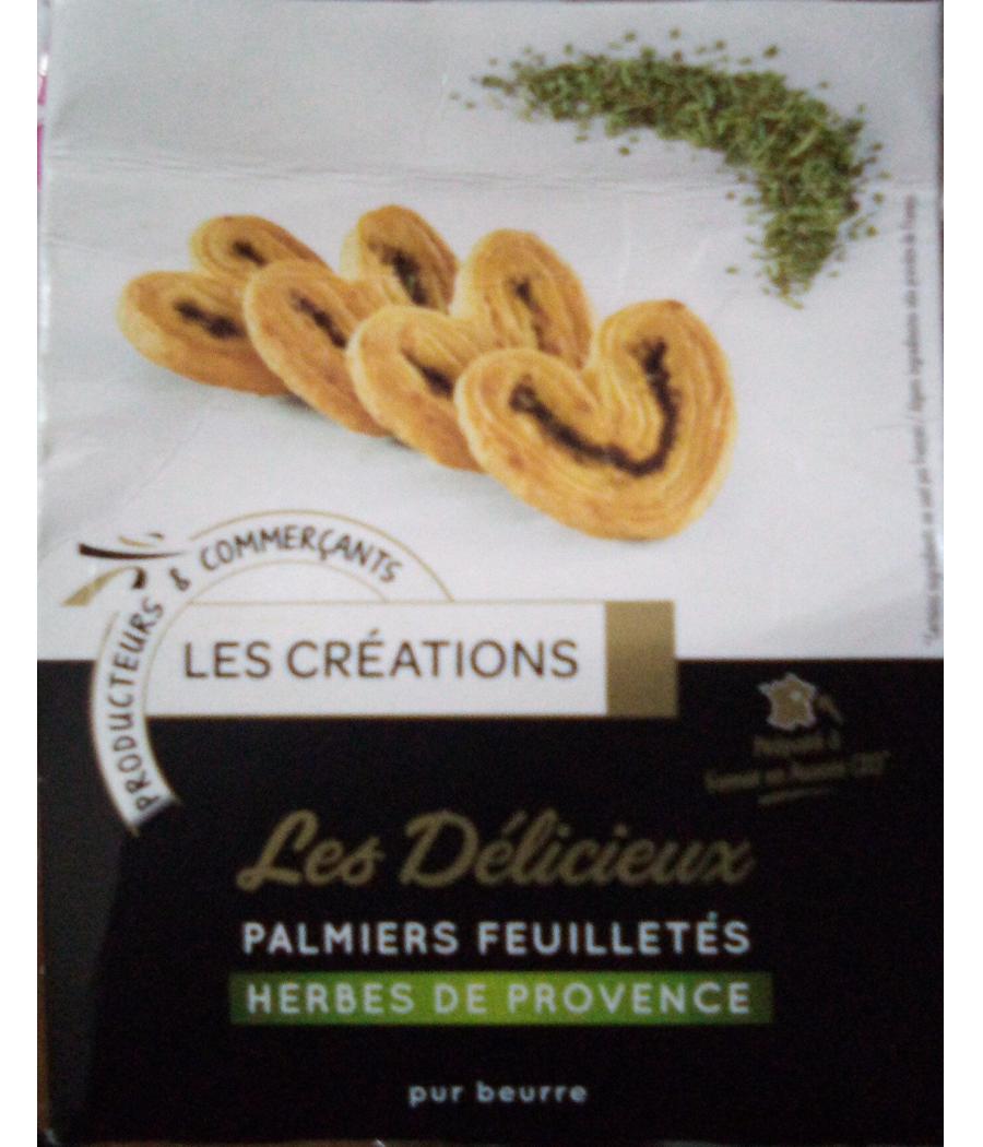 PALMIERS FEUILLETES HERBES DE PROVENCE 100G